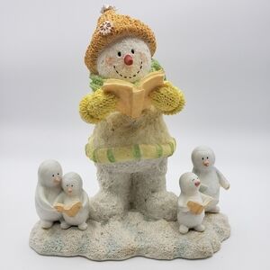 Russ Berries Comp Ice Sculptures #21370 "Heaven-N-Nature Sing" Snowman Penguins